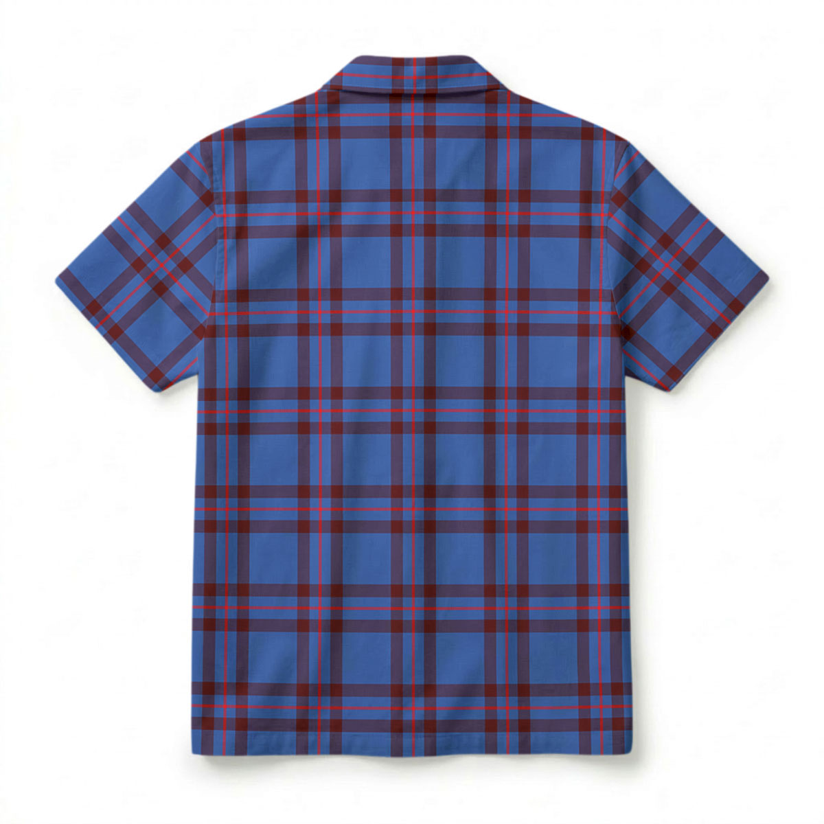 Elliott Modern Tartan Crest Hawaiian Shirt