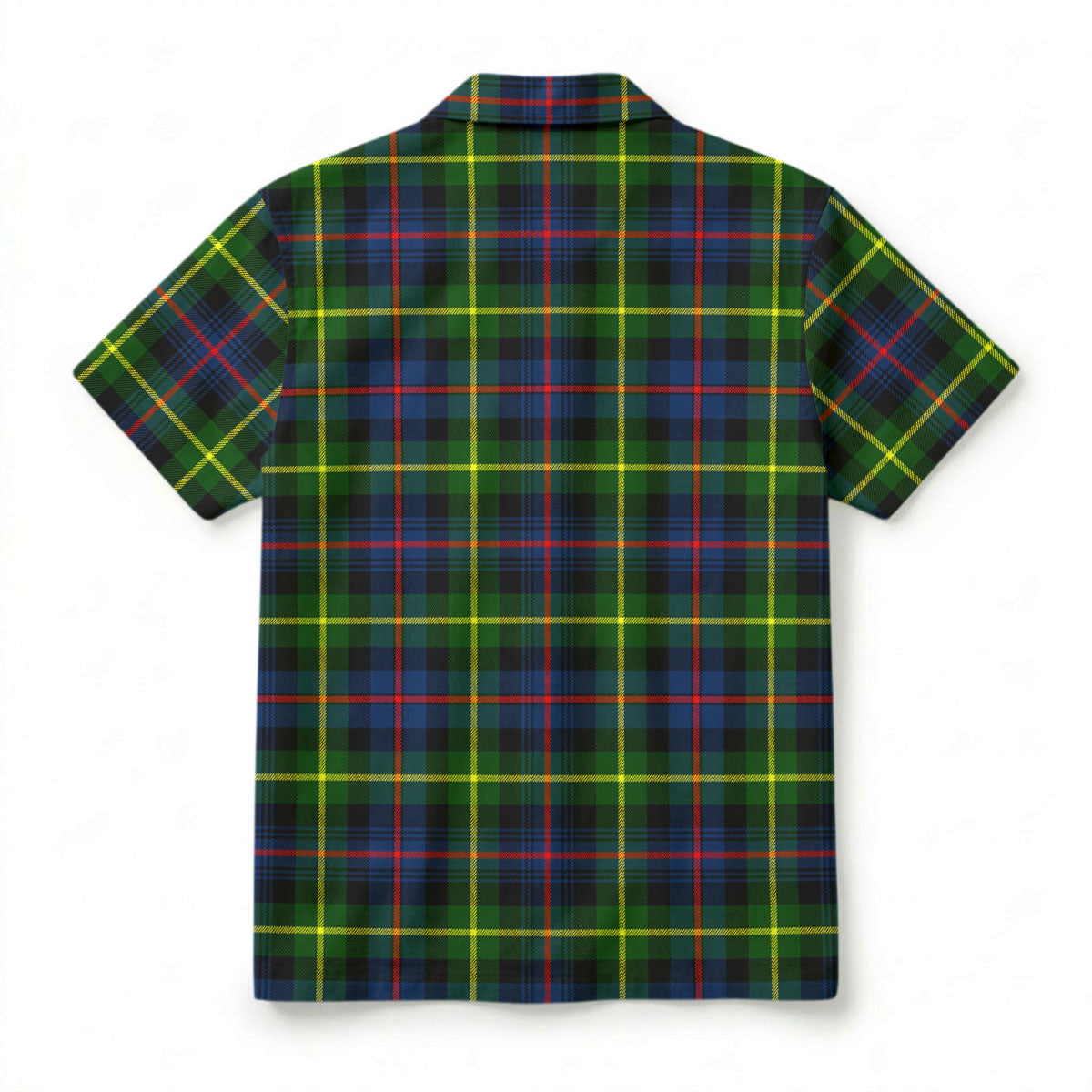 Farquharson Modern Tartan Crest Hawaiian Shirt