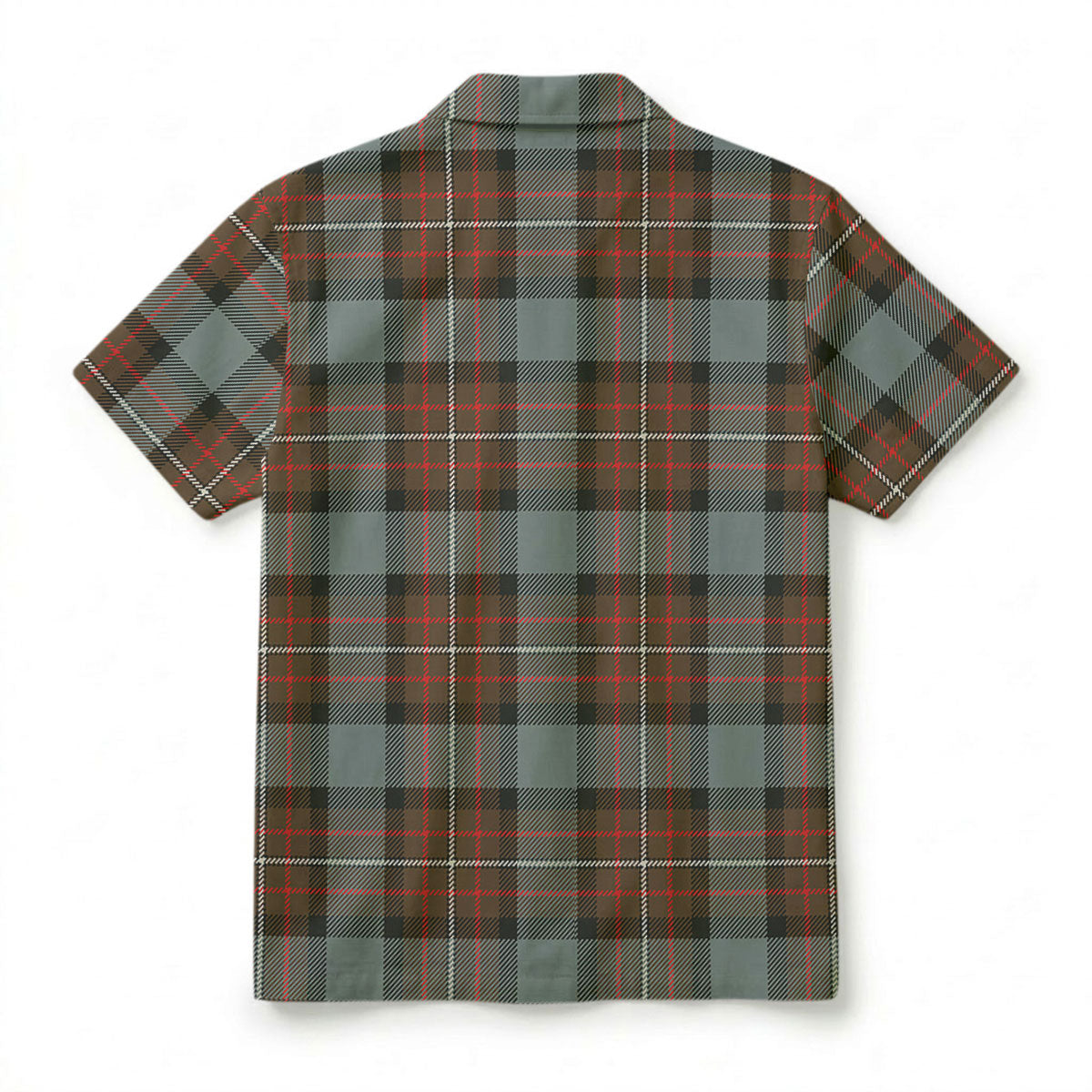 Fergusson Weathered Tartan Crest Hawaiian Shirt