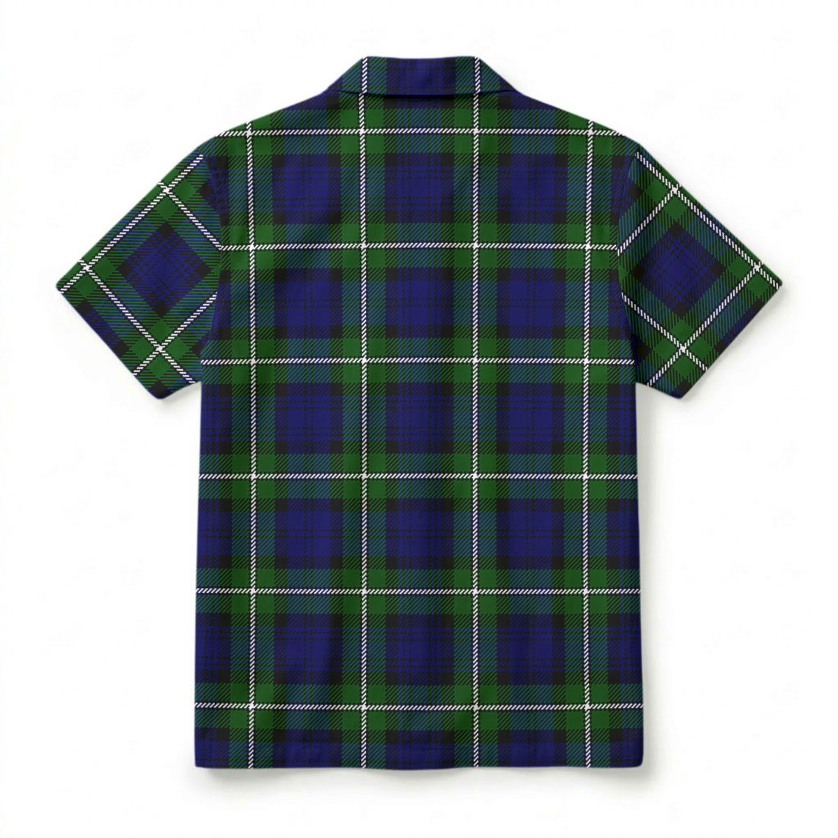 Forbes Modern Tartan Crest Hawaiian Shirt