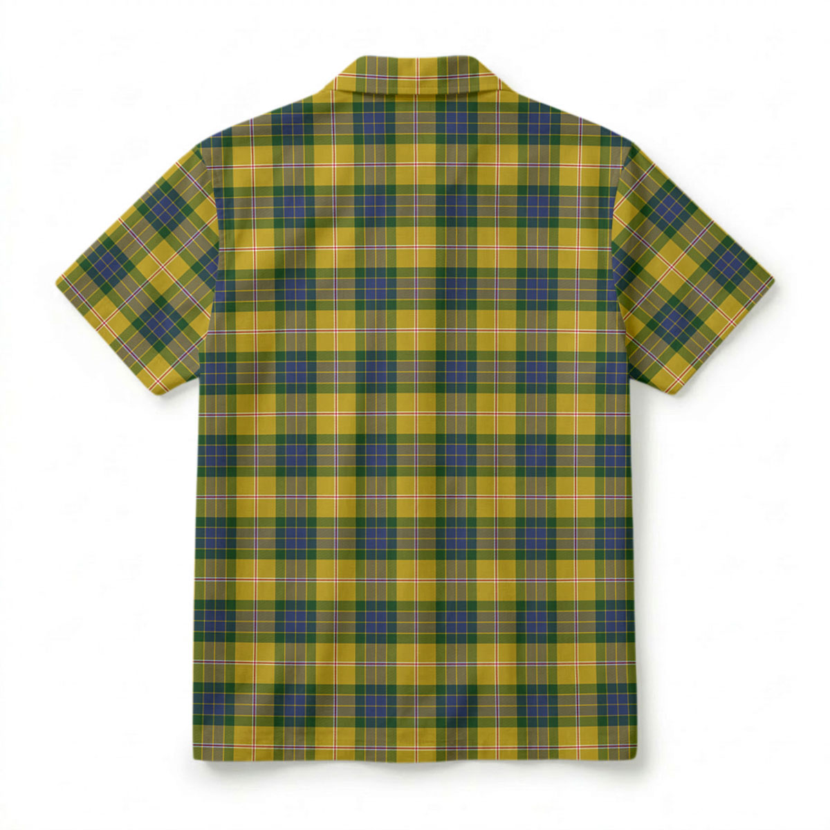 Fraser (of Lovat) Yellow Tartan Crest Hawaiian Shirt