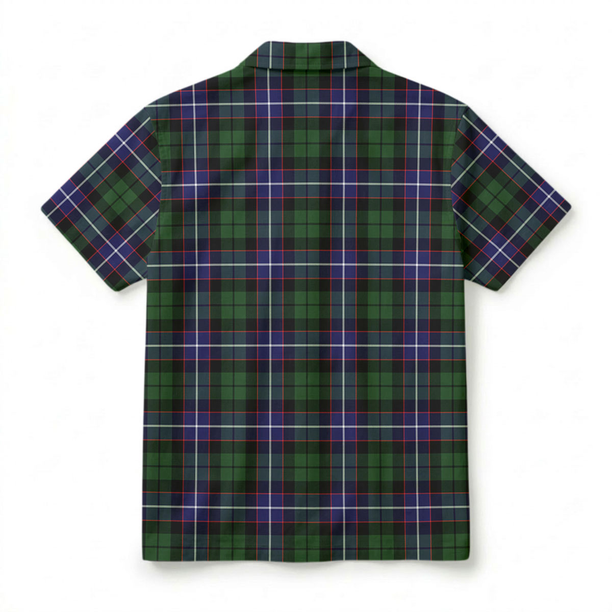 Galbraith Modern Tartan Crest Hawaiian Shirt