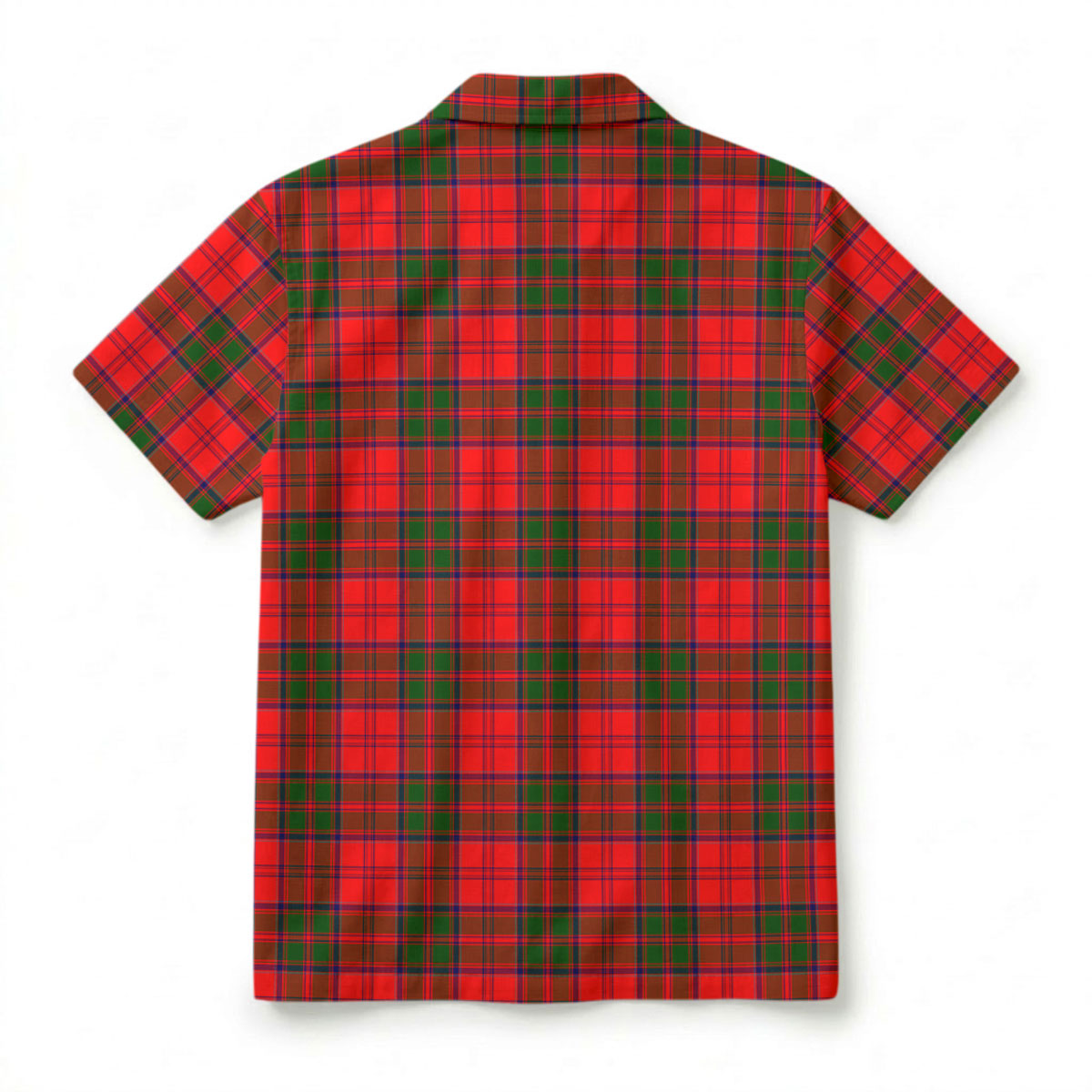Grant Modern Tartan Crest Hawaiian Shirt