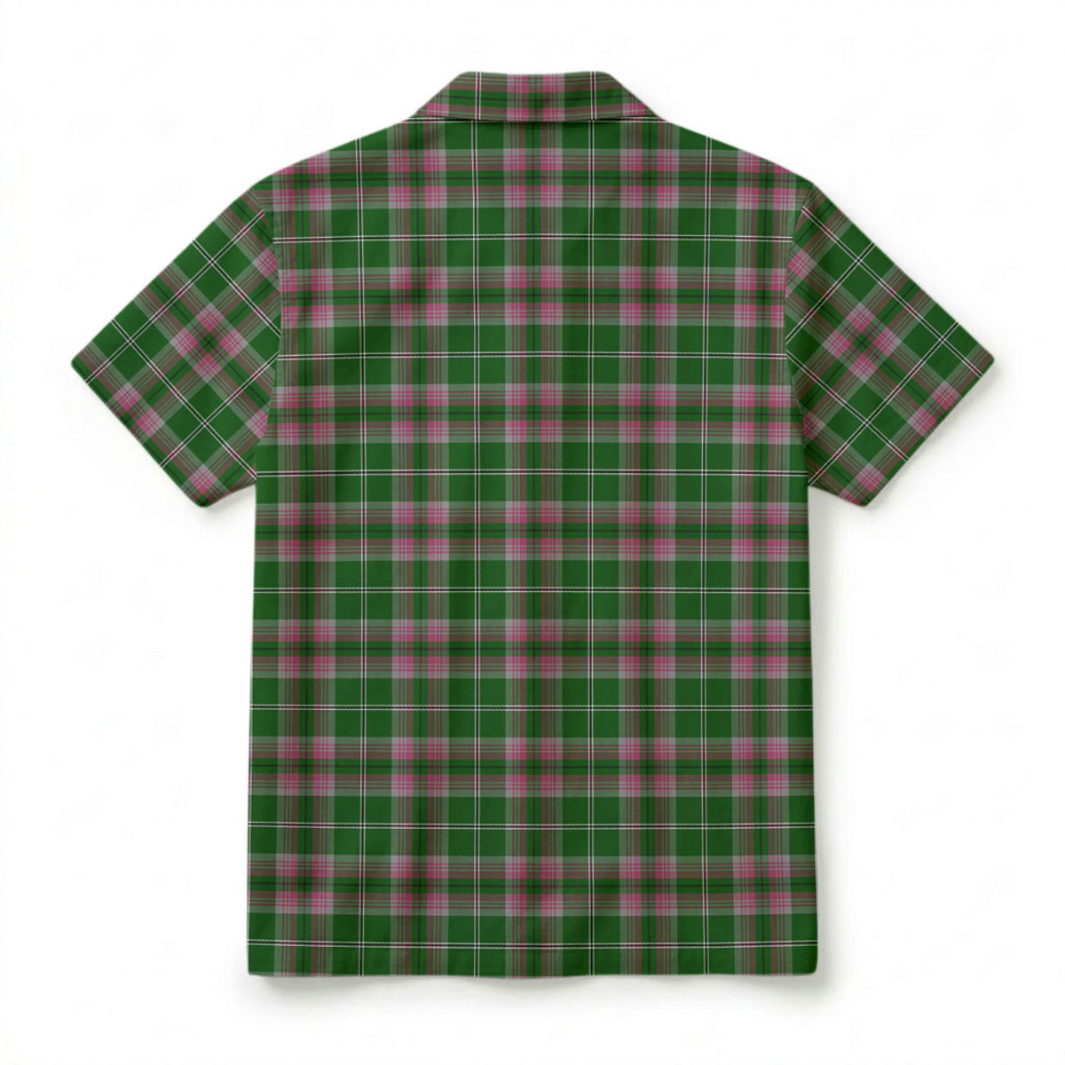 Gray Hunting Tartan Crest Hawaiian Shirt