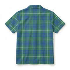 Hamilton Hunting Ancient Tartan Crest Hawaiian Shirt