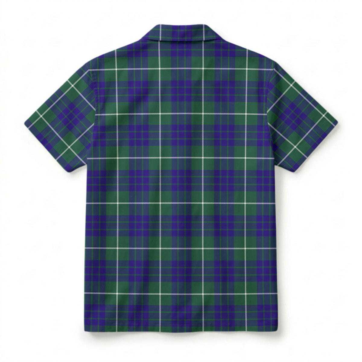 Hamilton Hunting Modern Tartan Crest Hawaiian Shirt