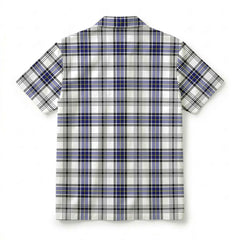 Hannay Modern Tartan Crest Hawaiian Shirt