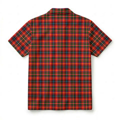 Innes Modern Tartan Crest Hawaiian Shirt