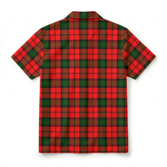 Kerr Modern Tartan Crest Hawaiian Shirt