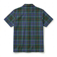 MacInnes Modern Tartan Crest Hawaiian Shirt