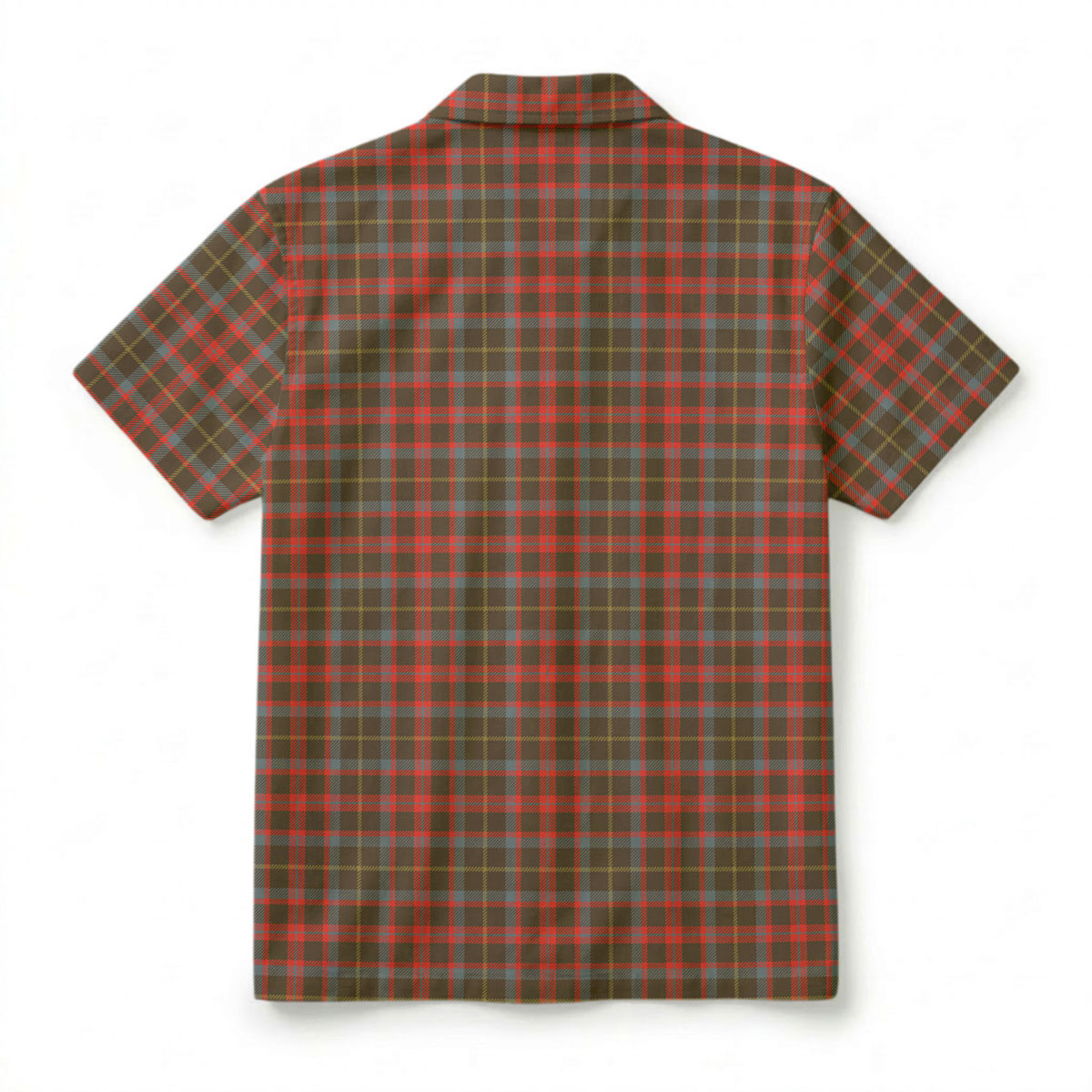 MacIntosh Hunting Weathered Tartan Crest Hawaiian Shirt