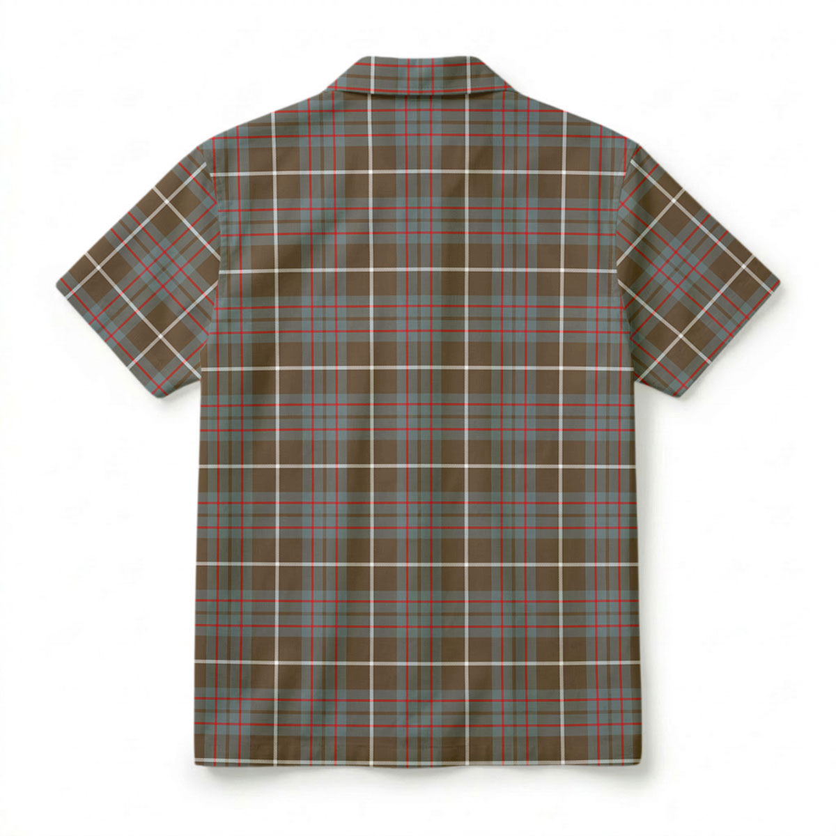 MacIntyre Hunting Weathered Tartan Crest Hawaiian Shirt