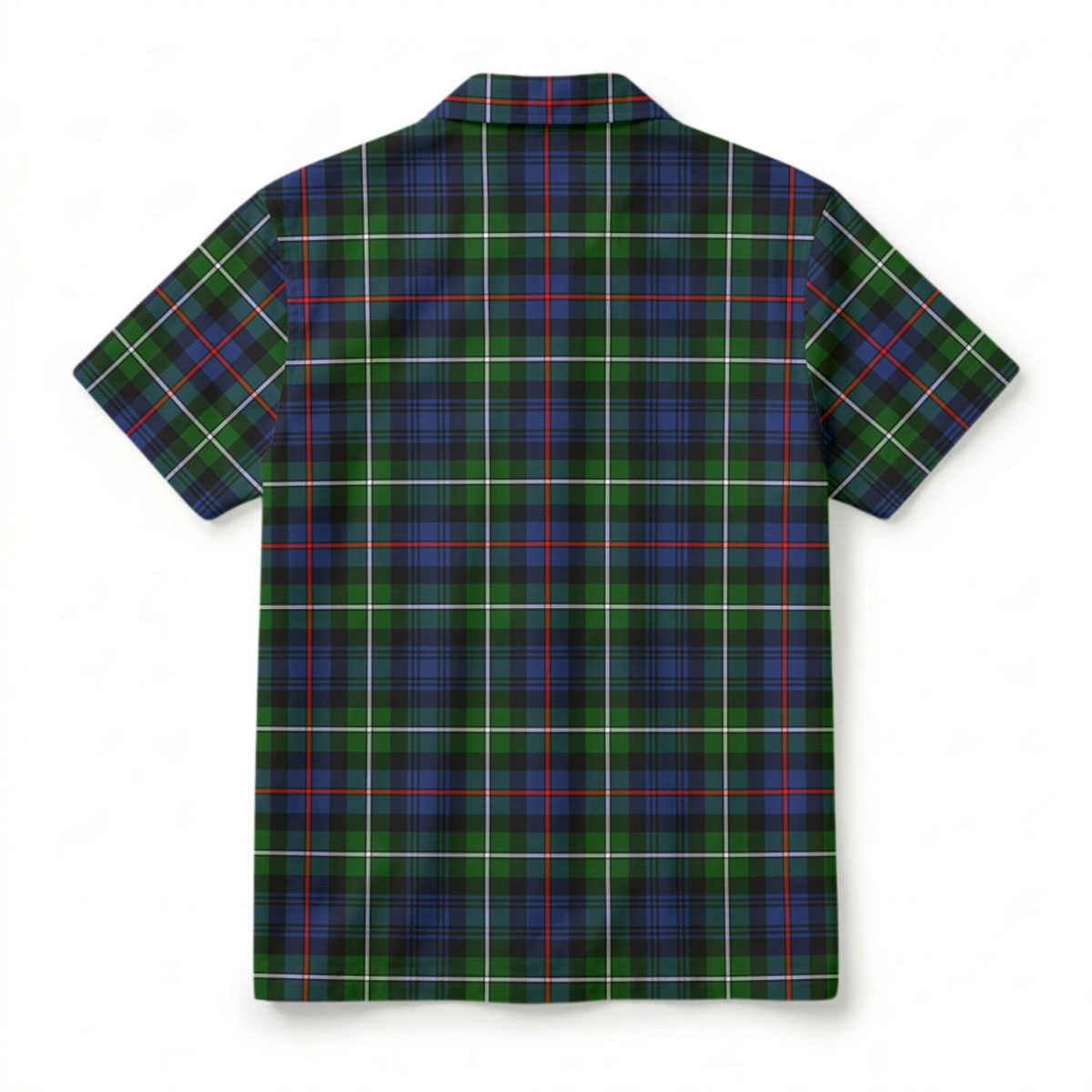 MacKenzie Modern Tartan Crest Hawaiian Shirt