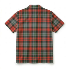 MacLachlan Weathered Tartan Crest Hawaiian Shirt