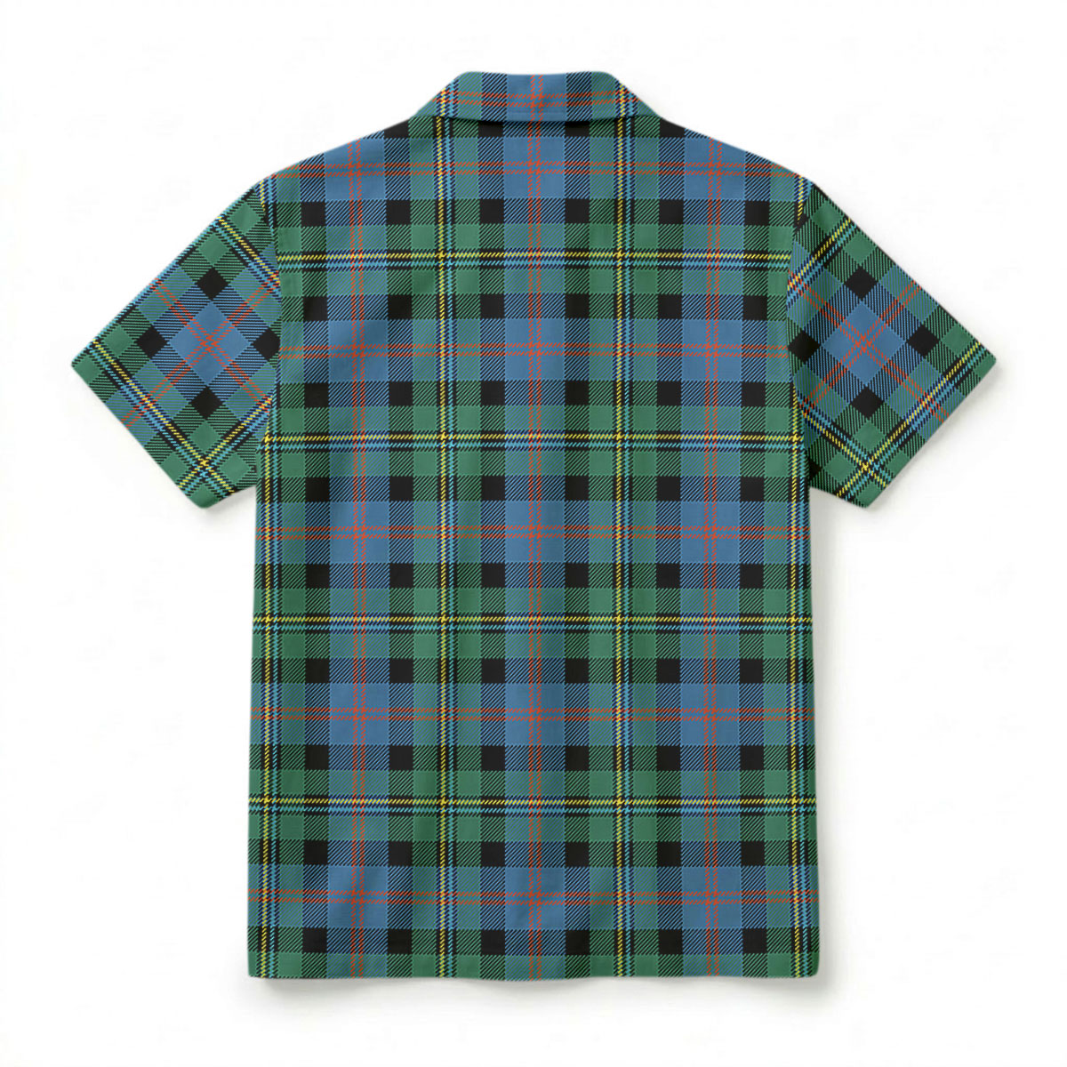 Malcolm Ancient Tartan Crest Hawaiian Shirt
