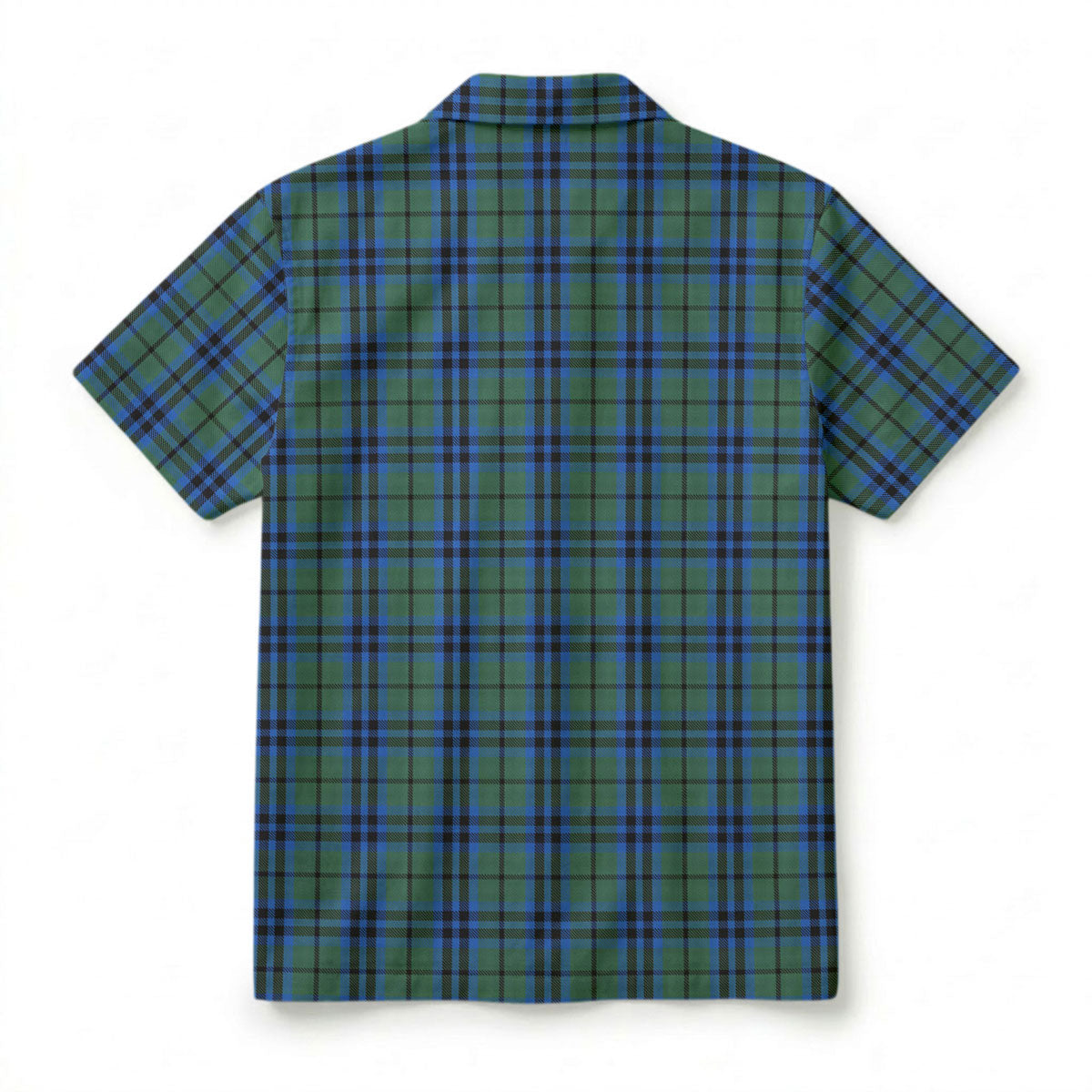 Marshall Tartan Crest Hawaiian Shirt