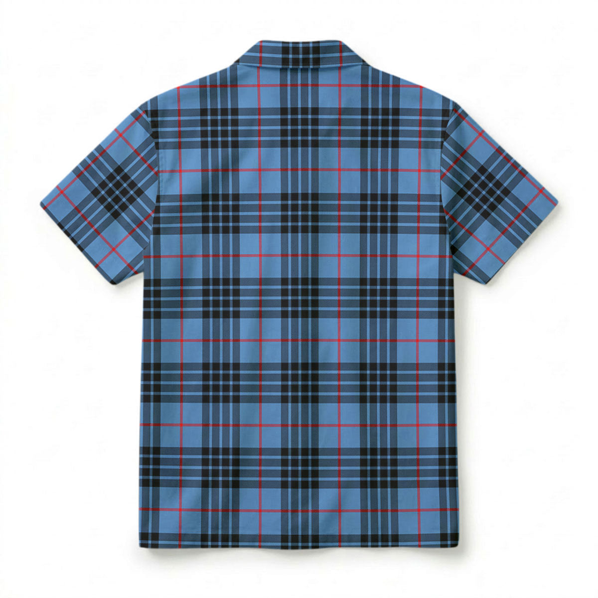 McKay Blue Tartan Crest Hawaiian Shirt