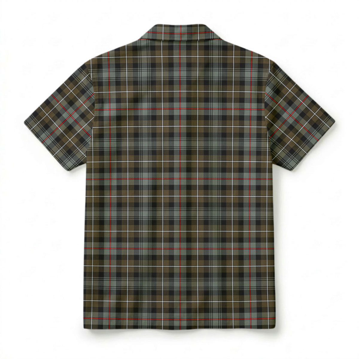 McKenzie Weathered Tartan Crest Hawaiian Shirt