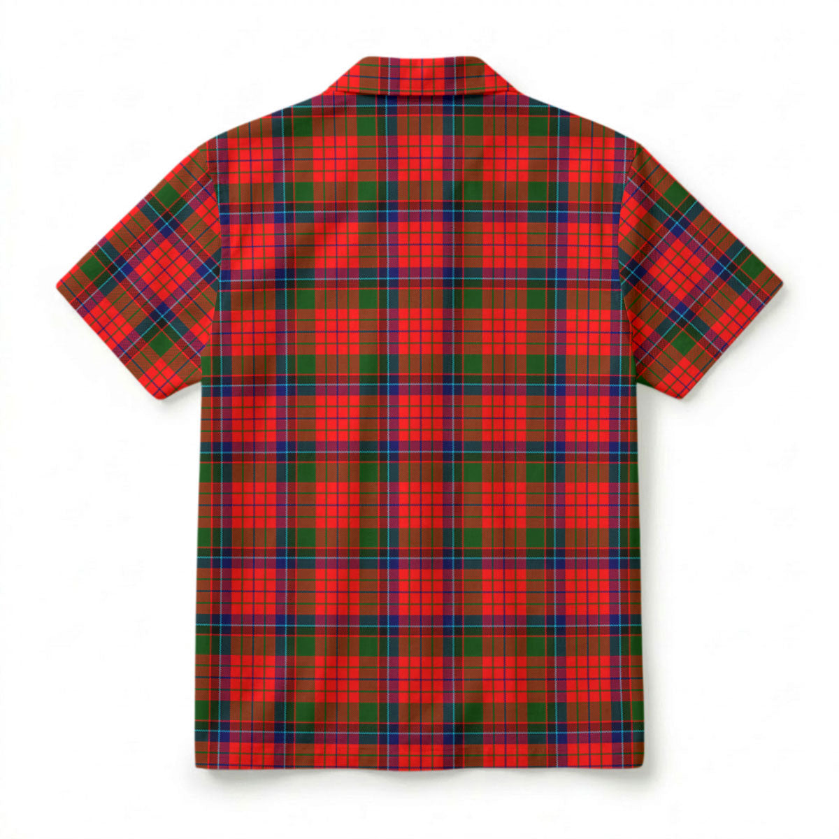 Nicolson Modern Tartan Crest Hawaiian Shirt