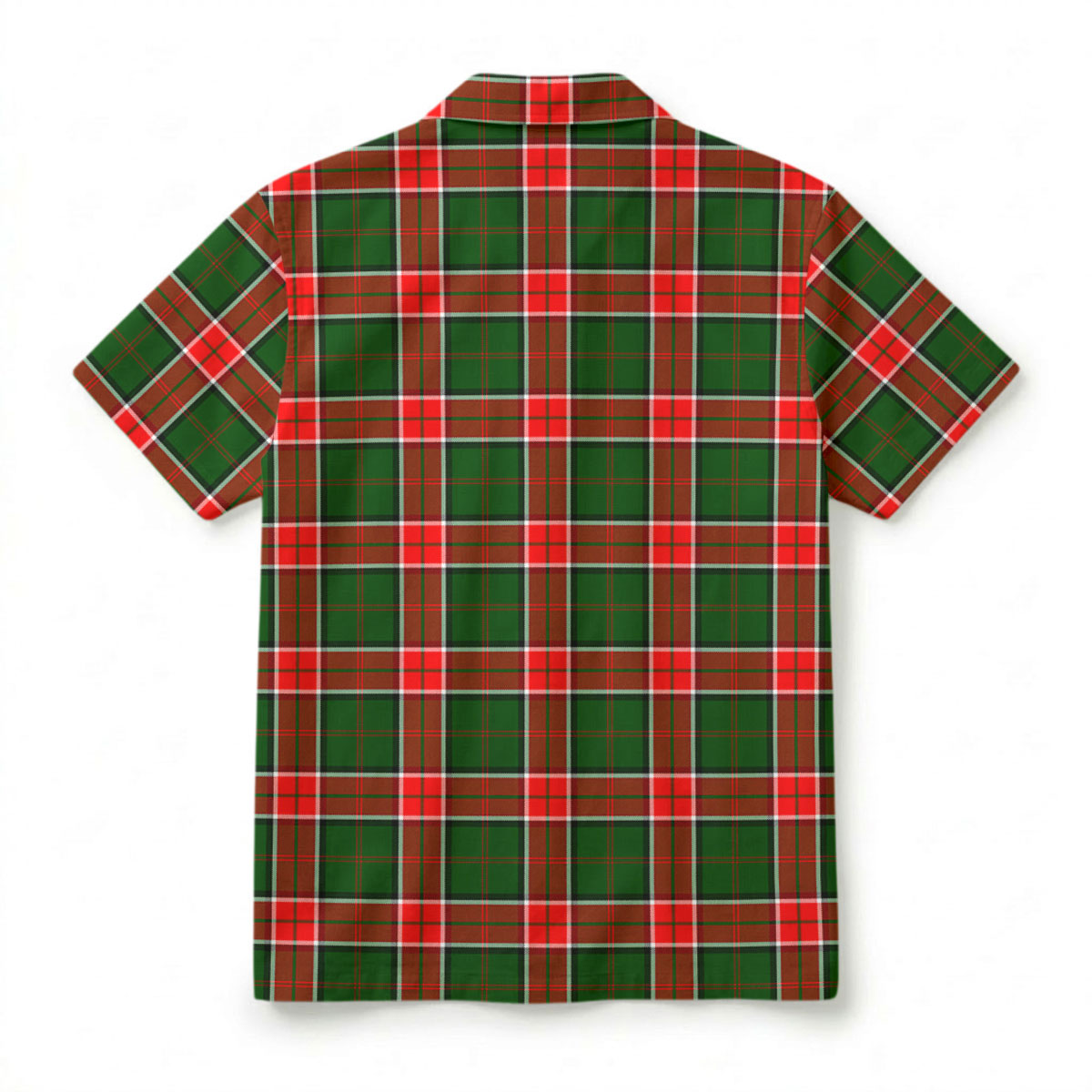 Pollock Tartan Crest Hawaiian Shirt
