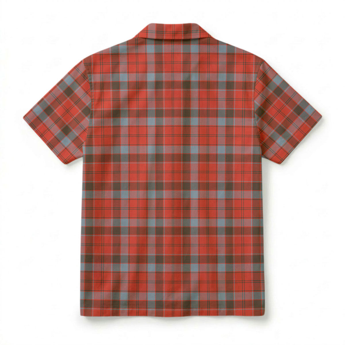 Robertson Weathered Tartan Crest Hawaiian Shirt