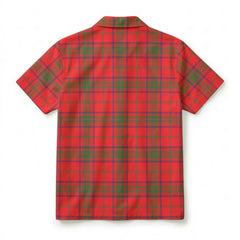 Ross Modern Tartan Crest Hawaiian Shirt