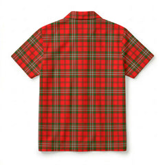 Scott Modern Tartan Crest Hawaiian Shirt