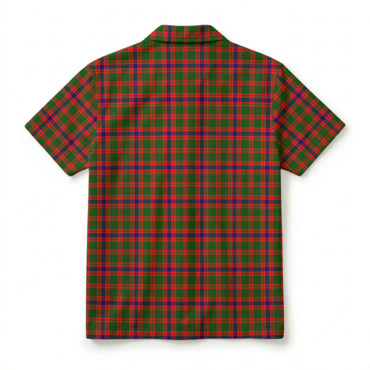 Skene Modern Tartan Crest Hawaiian Shirt