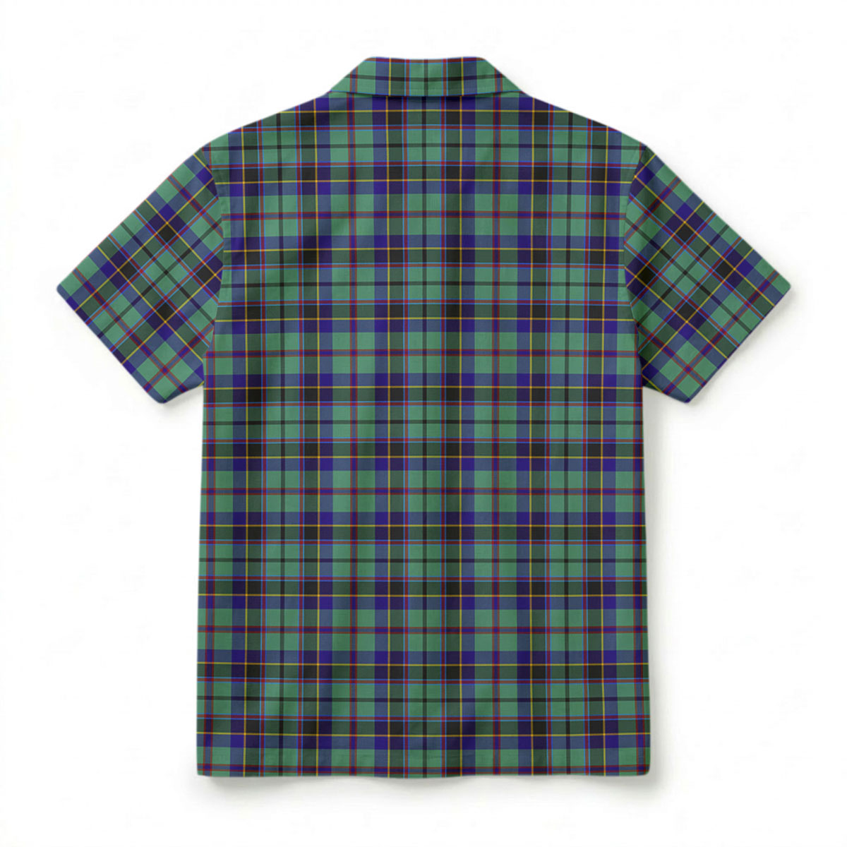 Stevenson Tartan Crest Hawaiian Shirt