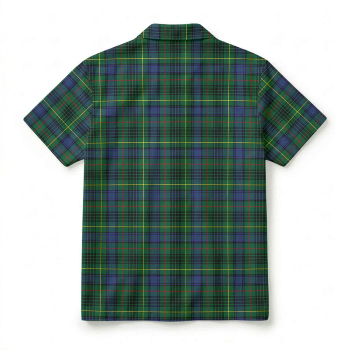 Stewart Hunting Modern Tartan Crest Hawaiian Shirt