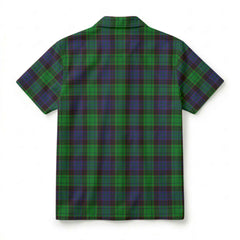 Stewart Old Modern Tartan Crest Hawaiian Shirt