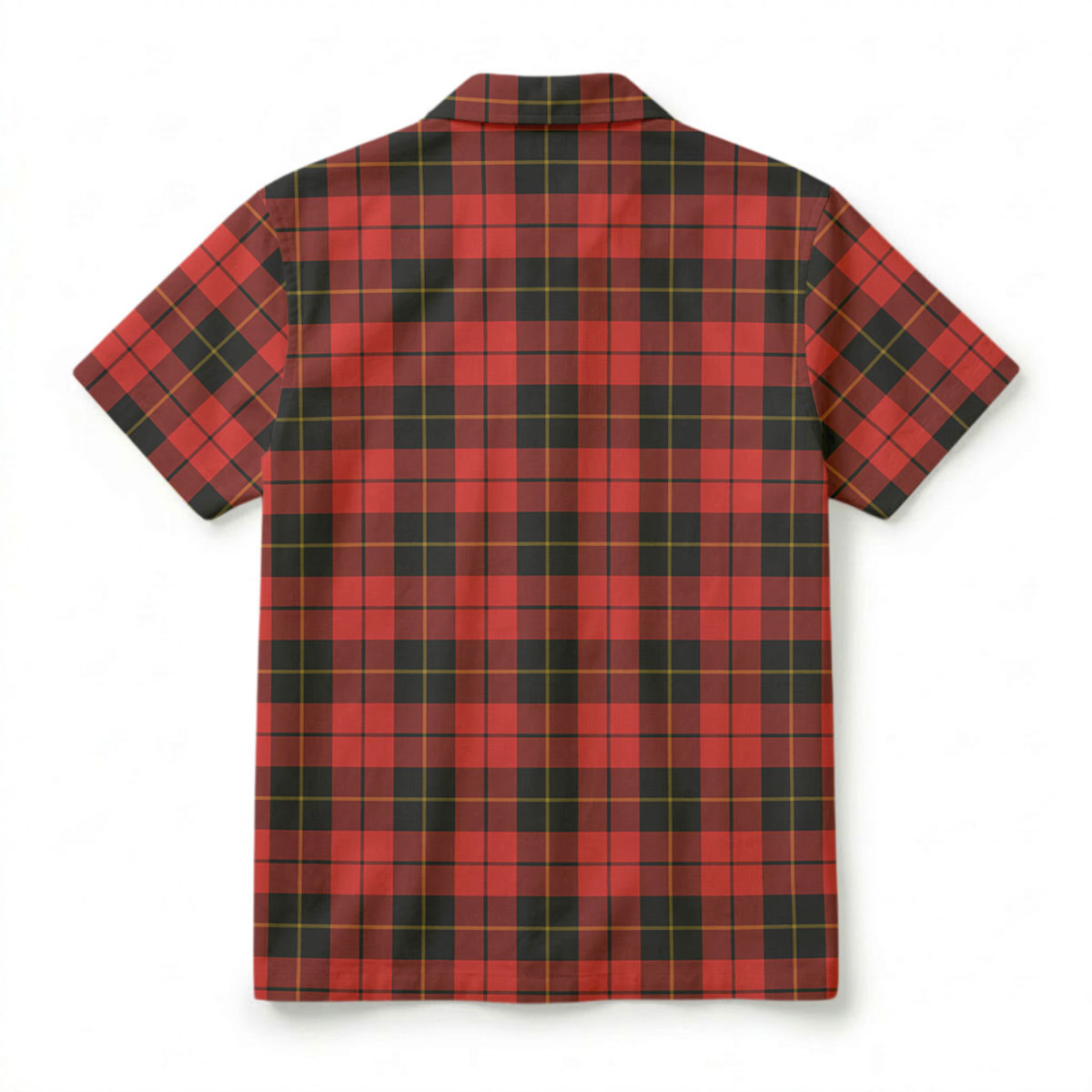 Wallace Weathered Tartan Crest Hawaiian Shirt