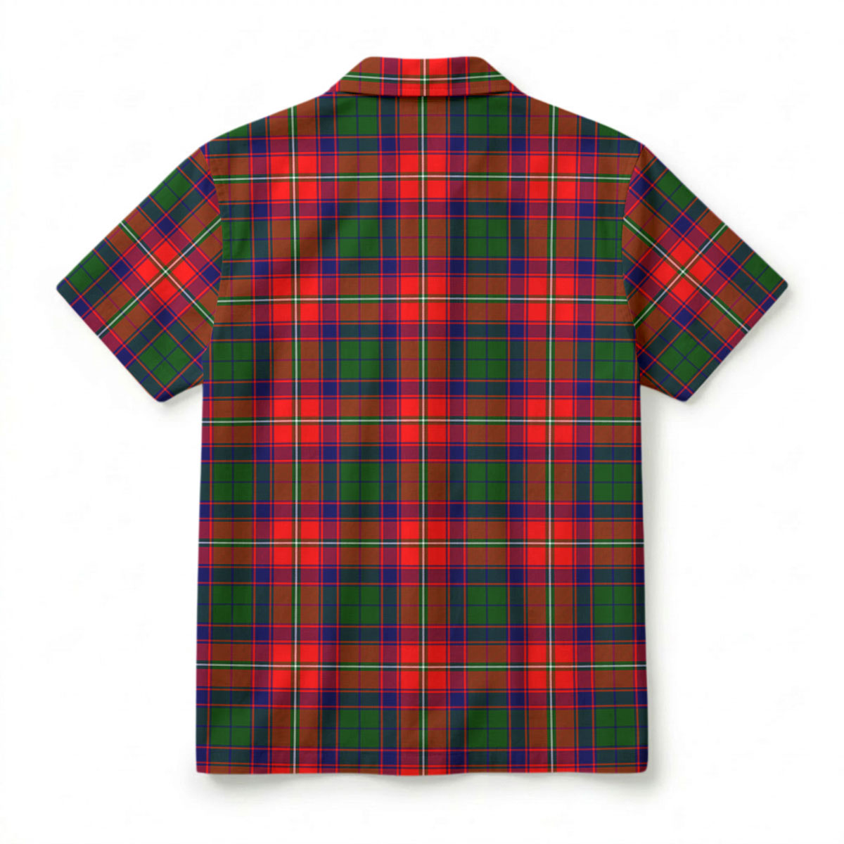Wauchope (or Waugh) Tartan Crest Hawaiian Shirt