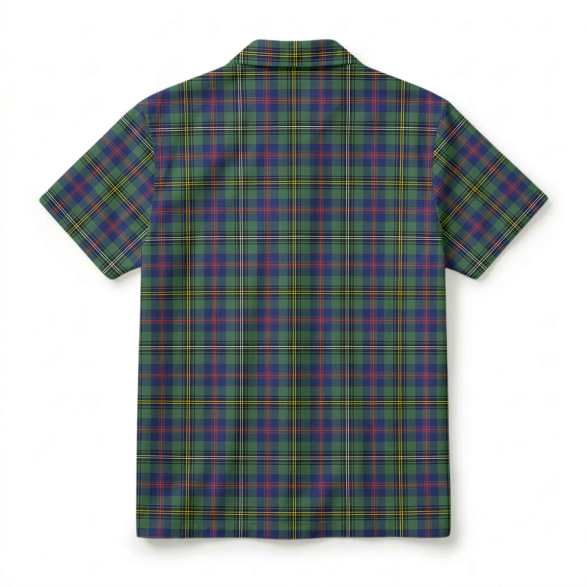 Wood Tartan Crest Hawaiian Shirt