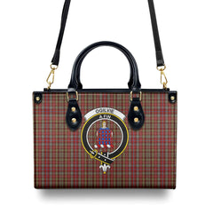 Ogilvie Tartan Crest Leather Handbag