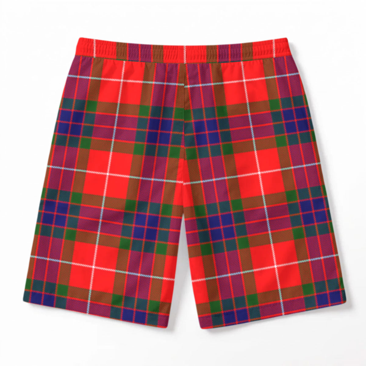Abernathy Tartan Crest Men's Beach Shorts