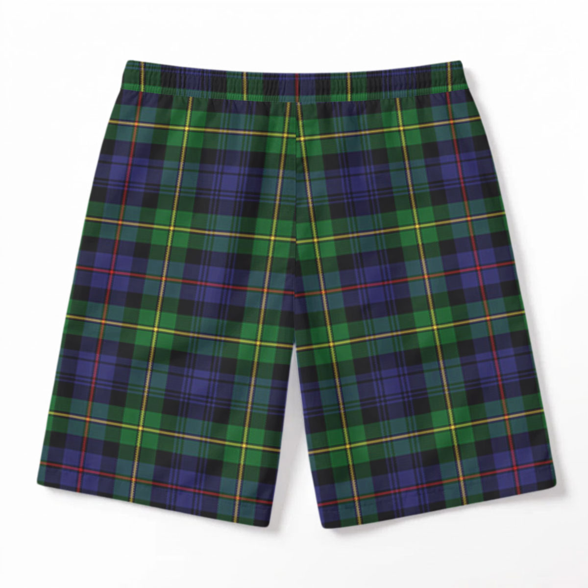 Baillie Tartan Crest Men's Beach Shorts