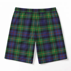 Baillie Tartan Crest Men's Beach Shorts