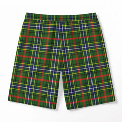 Bisset Tartan Crest Men's Beach Shorts