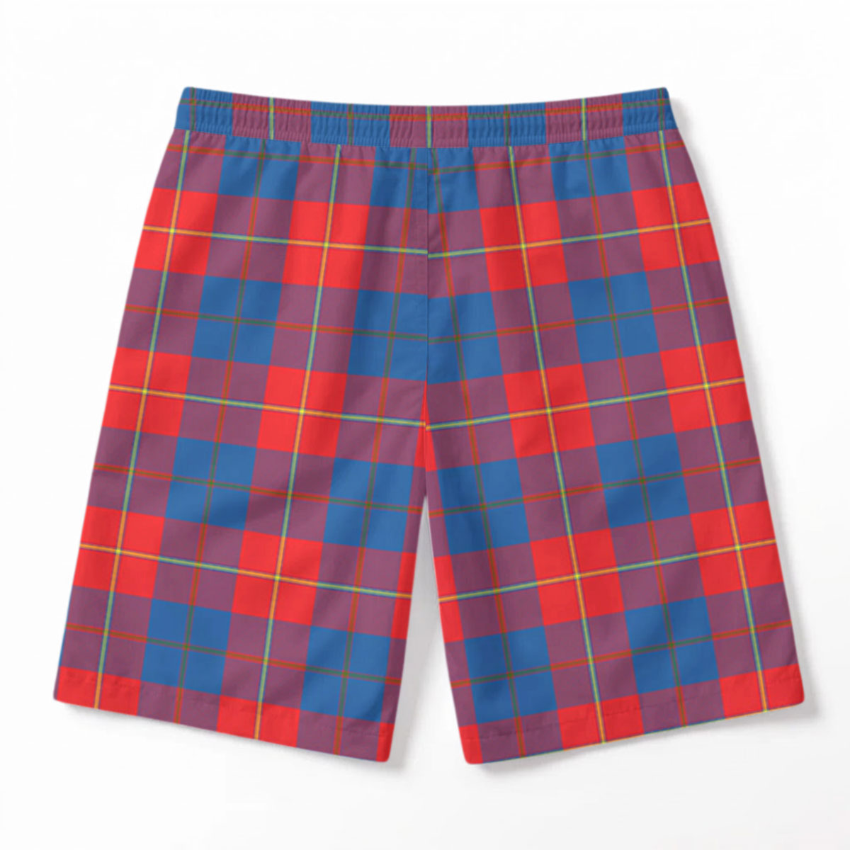 Blane Tartan Crest Men's Beach Shorts