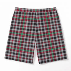 Borthwick Ancient Tartan Crest Men's Beach Shorts