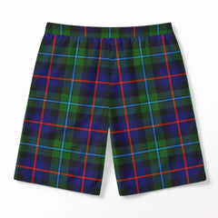 Calder Tartan Crest Men's Beach Shorts