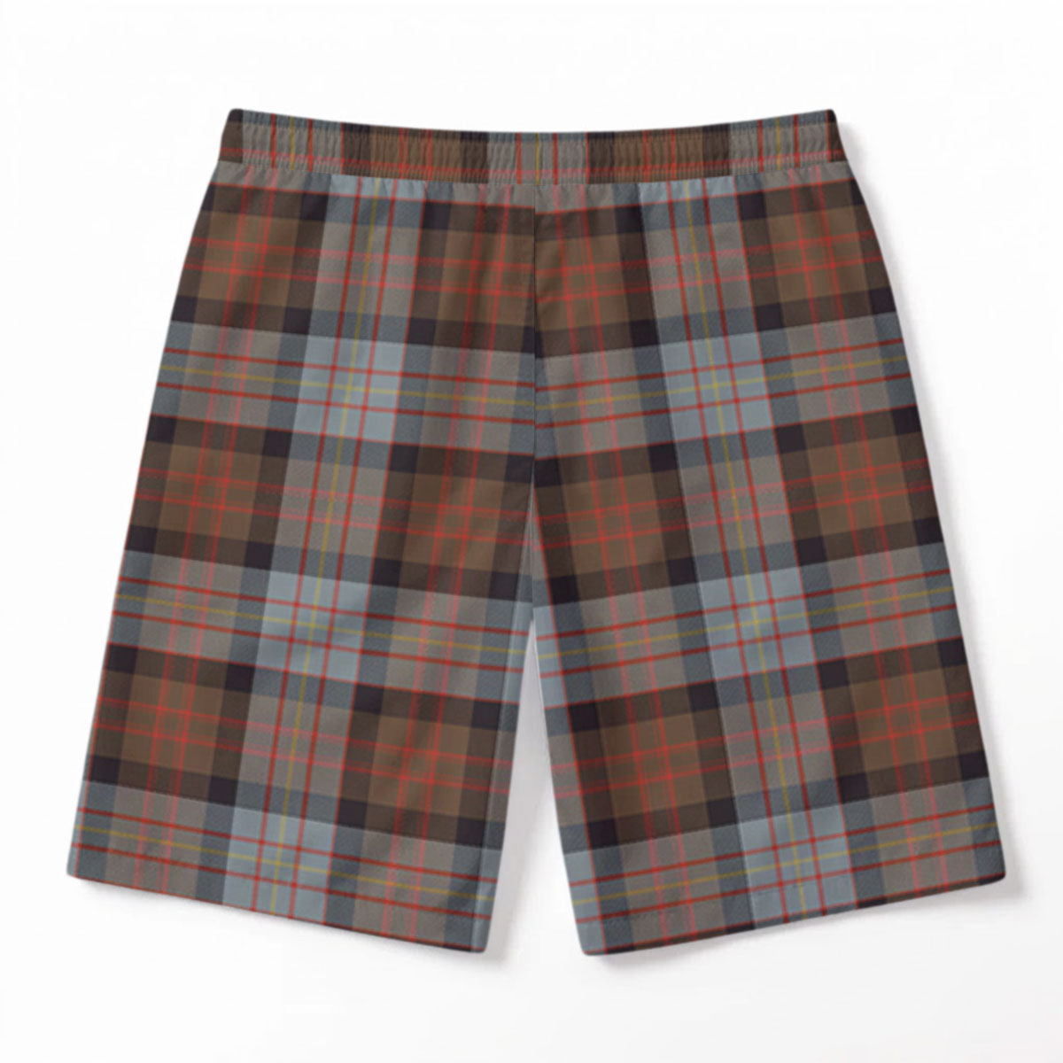 Cameron of Erracht Weathered Tartan Crest Men's Beach Shorts