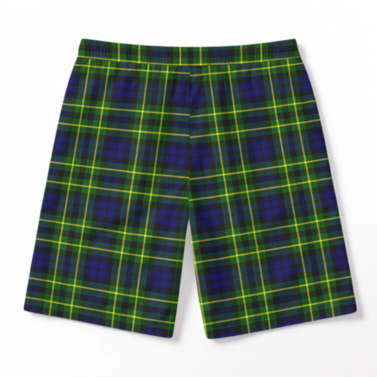 Campbell of Breadalbane Modern Tartan Crest Men's Beach Shorts