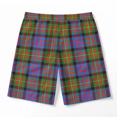 Carnegie Ancient Tartan Crest Men's Beach Shorts