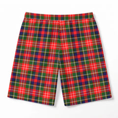 Christie Tartan Crest Men's Beach Shorts
