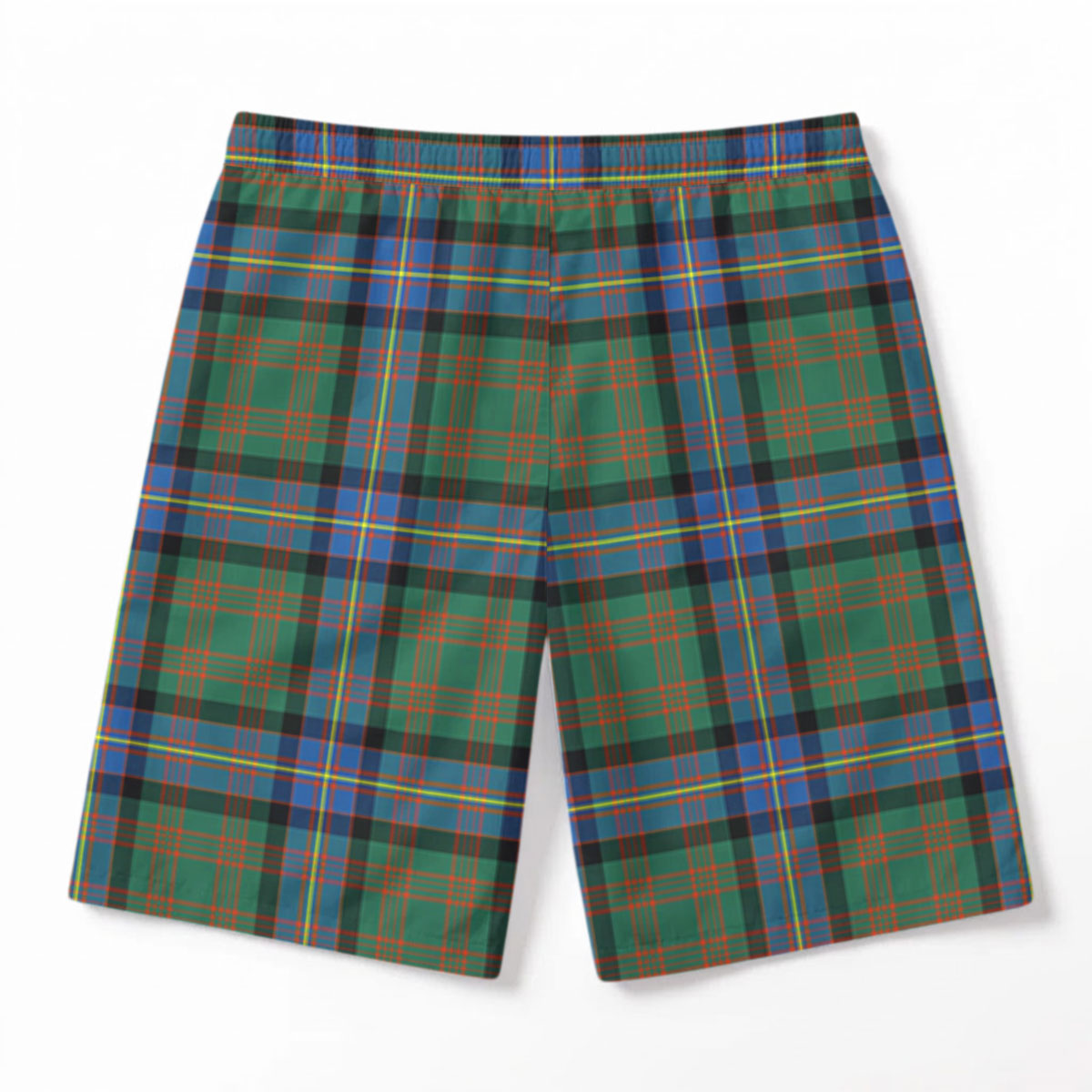 Cochrane Ancient Tartan Crest Men's Beach Shorts