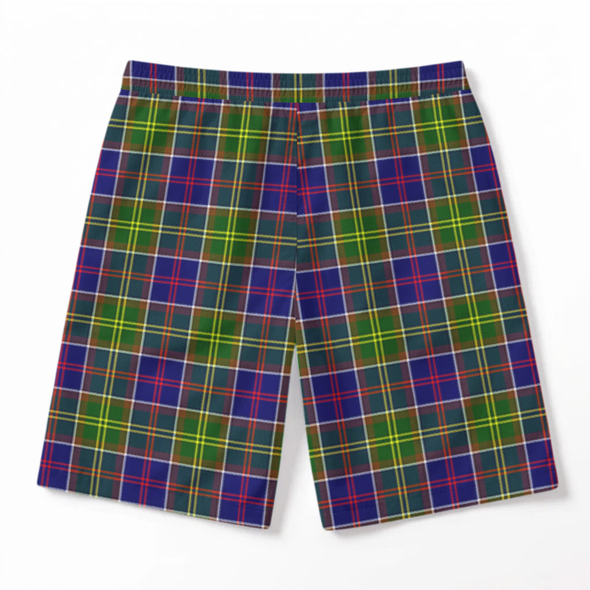 Dalrymple Tartan Crest Men's Beach Shorts
