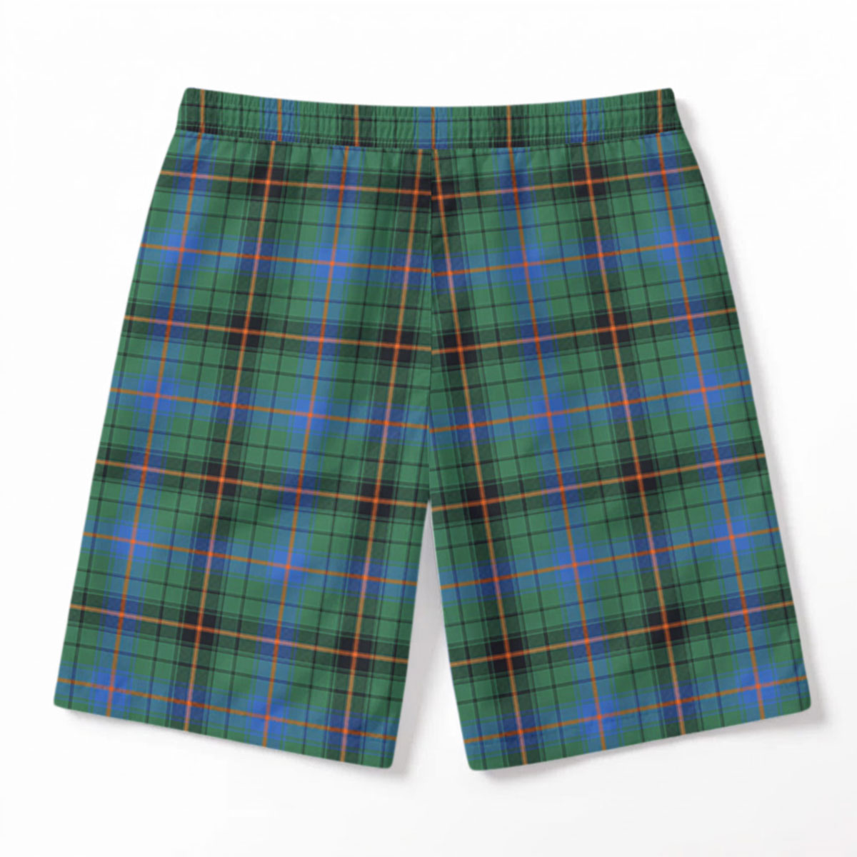 Davidson Ancient Tartan Crest Men's Beach Shorts