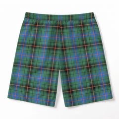 Davidson Ancient Tartan Crest Men's Beach Shorts